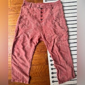 FREE PEOPLE Slouchy cropped pants